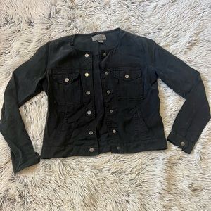 Lucky Brand Utility Black Jacket w/ Lots of Pockets